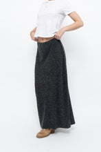 Load image into Gallery viewer, Vintage x Made in Canada x Charcoal Heathered Knit Maxi Skirt (M, L)