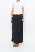 Load image into Gallery viewer, Vintage x Made in Canada x Charcoal Heathered Knit Maxi Skirt (M, L)