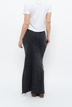 Load image into Gallery viewer, Vintage x Made in Canada x Charcoal Knit Maxi Skirt (M)