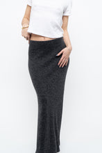 Load image into Gallery viewer, Vintage x Made in Canada x Charcoal Knit Maxi Skirt (M)