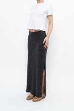Load image into Gallery viewer, Vintage x Made in Canada x Charcoal Knit Maxi Skirt (M)