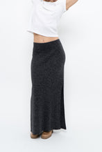 Load image into Gallery viewer, Vintage x Made in Canada x Charcoal Knit Maxi Skirt (M)