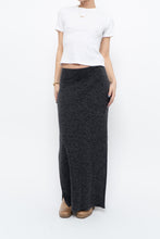 Load image into Gallery viewer, Vintage x Made in Canada x Charcoal Knit Maxi Skirt (M)