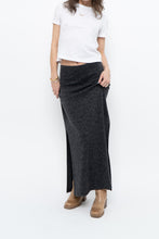 Load image into Gallery viewer, Vintage x Made in Canada x Charcoal Knit Maxi Skirt (M)