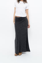 Load image into Gallery viewer, Vintage x Made in Canada x Charcoal Knit Maxi Skirt (M)