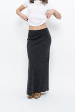 Load image into Gallery viewer, Vintage x Made in Canada x Charcoal Knit Maxi Skirt (M)