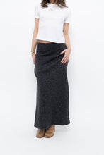 Load image into Gallery viewer, Vintage x Made in Canada x Charcoal Knit Maxi Skirt (M)