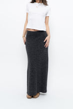 Load image into Gallery viewer, Vintage x Made in Canada x Charcoal Knit Maxi Skirt (M)