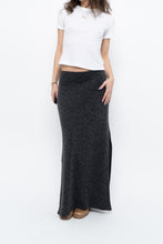 Load image into Gallery viewer, Vintage x Made in Canada x Charcoal Knit Maxi Skirt (M)