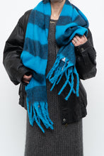Load image into Gallery viewer, GAP x Deadstock Blue Ultra Soft Striped Scarf