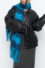 Load image into Gallery viewer, GAP x Deadstock Blue Ultra Soft Striped Scarf
