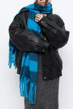 Load image into Gallery viewer, GAP x Deadstock Blue Ultra Soft Striped Scarf