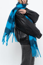 Load image into Gallery viewer, GAP x Deadstock Blue Ultra Soft Striped Scarf