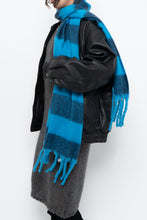 Load image into Gallery viewer, GAP x Deadstock Blue Ultra Soft Striped Scarf