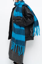 Load image into Gallery viewer, GAP x Deadstock Blue Ultra Soft Striped Scarf