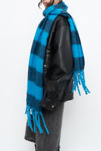 Load image into Gallery viewer, GAP x Deadstock Blue Ultra Soft Striped Scarf