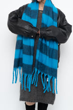 Load image into Gallery viewer, GAP x Deadstock Blue Ultra Soft Striped Scarf
