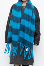 Load image into Gallery viewer, GAP x Deadstock Blue Ultra Soft Striped Scarf
