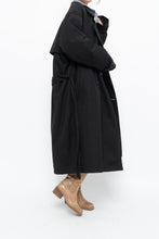 Load image into Gallery viewer, Vintage x Black Cotton-blend Trench Coat (S-L)