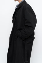 Load image into Gallery viewer, Vintage x Black Cotton-blend Trench Coat (S-L)