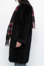 Load image into Gallery viewer, Vintage x Black Plaid Mohair Scarf