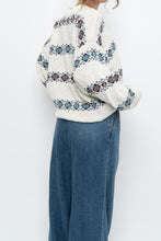Load image into Gallery viewer, Vintage x Made in Canada x White Patterned Knit Sweater (S-XL)