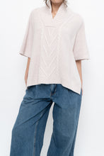 Load image into Gallery viewer, Vintage x Cream Wool, Cashmere Shawl (XS-L)