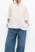 Load image into Gallery viewer, Vintage x Cream Wool, Cashmere Shawl (XS-L)
