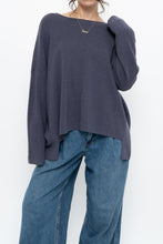 Load image into Gallery viewer, EILEEN FISHER x Ash Purple Ribbed Merino Wool Knit Sweater (XS-M)
