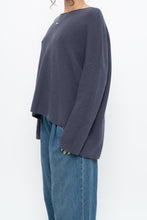 Load image into Gallery viewer, EILEEN FISHER x Ash Purple Ribbed Merino Wool Knit Sweater (XS-M)