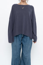 Load image into Gallery viewer, EILEEN FISHER x Ash Purple Ribbed Merino Wool Knit Sweater (XS-M)