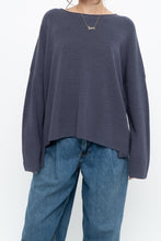 Load image into Gallery viewer, EILEEN FISHER x Ash Purple Ribbed Merino Wool Knit Sweater (XS-M)
