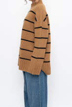 Load image into Gallery viewer, RW &amp; CO x Soft Tan Striped Knit Turtleneck (S-XL)