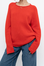 Load image into Gallery viewer, Vintage x JCREW Orange Cotton Knit Sweater (XS-M)