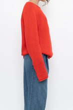 Load image into Gallery viewer, Vintage x JCREW Orange Cotton Knit Sweater (XS-M)