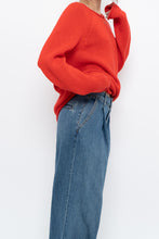Load image into Gallery viewer, Vintage x JCREW Orange Cotton Knit Sweater (XS-M)