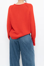 Load image into Gallery viewer, Vintage x JCREW Orange Cotton Knit Sweater (XS-M)