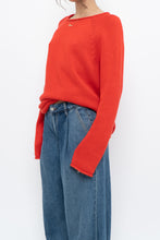 Load image into Gallery viewer, Vintage x JCREW Orange Cotton Knit Sweater (XS-M)