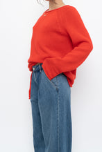 Load image into Gallery viewer, Vintage x JCREW Orange Cotton Knit Sweater (XS-M)