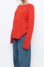 Load image into Gallery viewer, Vintage x JCREW Orange Cotton Knit Sweater (XS-M)