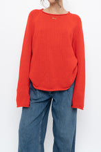 Load image into Gallery viewer, Vintage x JCREW Orange Cotton Knit Sweater (XS-M)