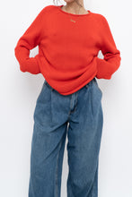 Load image into Gallery viewer, Vintage x JCREW Orange Cotton Knit Sweater (XS-M)