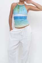 Load image into Gallery viewer, Vintage x JLO Deadstock 'Wish You Were Here' Halter Tank (S)