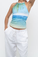 Load image into Gallery viewer, Vintage x JLO Deadstock 'Wish You Were Here' Halter Tank (S)