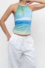 Load image into Gallery viewer, Vintage x JLO Deadstock 'Wish You Were Here' Halter Tank (S)