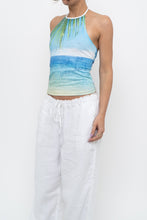 Load image into Gallery viewer, Vintage x JLO Deadstock 'Wish You Were Here' Halter Tank (S)