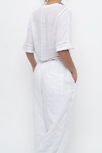 Load image into Gallery viewer, RAILS x White Linen Front-tie Blouse (S, M)