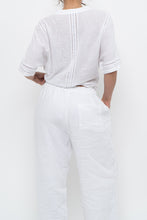 Load image into Gallery viewer, RAILS x White Linen Front-tie Blouse (S, M)