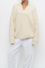 Load image into Gallery viewer, ATTENTION x Cream Chunky Knit Sweater (XS-L)