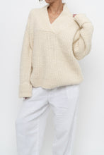 Load image into Gallery viewer, ATTENTION x Cream Chunky Knit Sweater (XS-L)